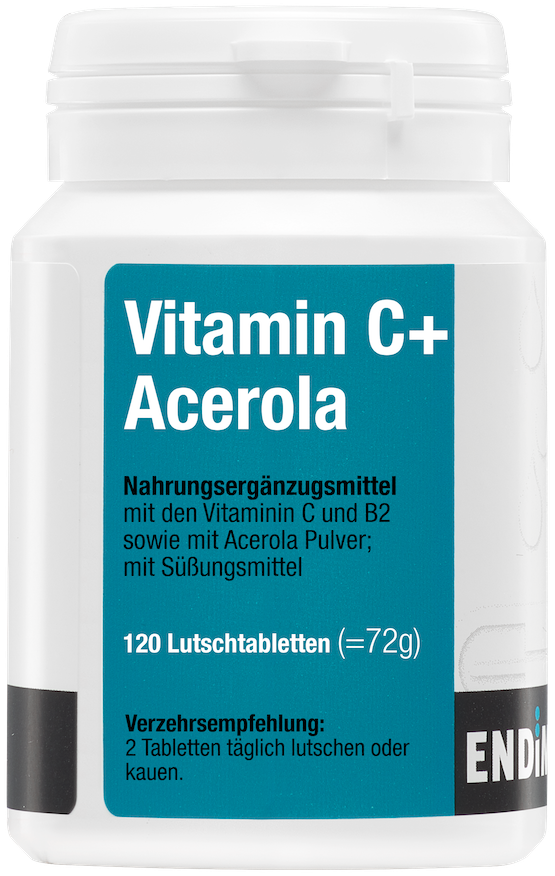Vitamin C + Acerola, 120 Lutschtabletten