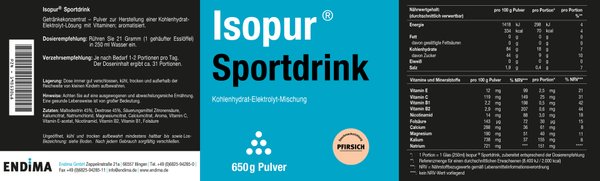 Isopur® Sportdrink, 650g
